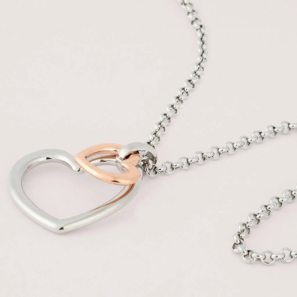 Collana donna Stroili con Cuore Lady bicolore bianco / rosa 1672694