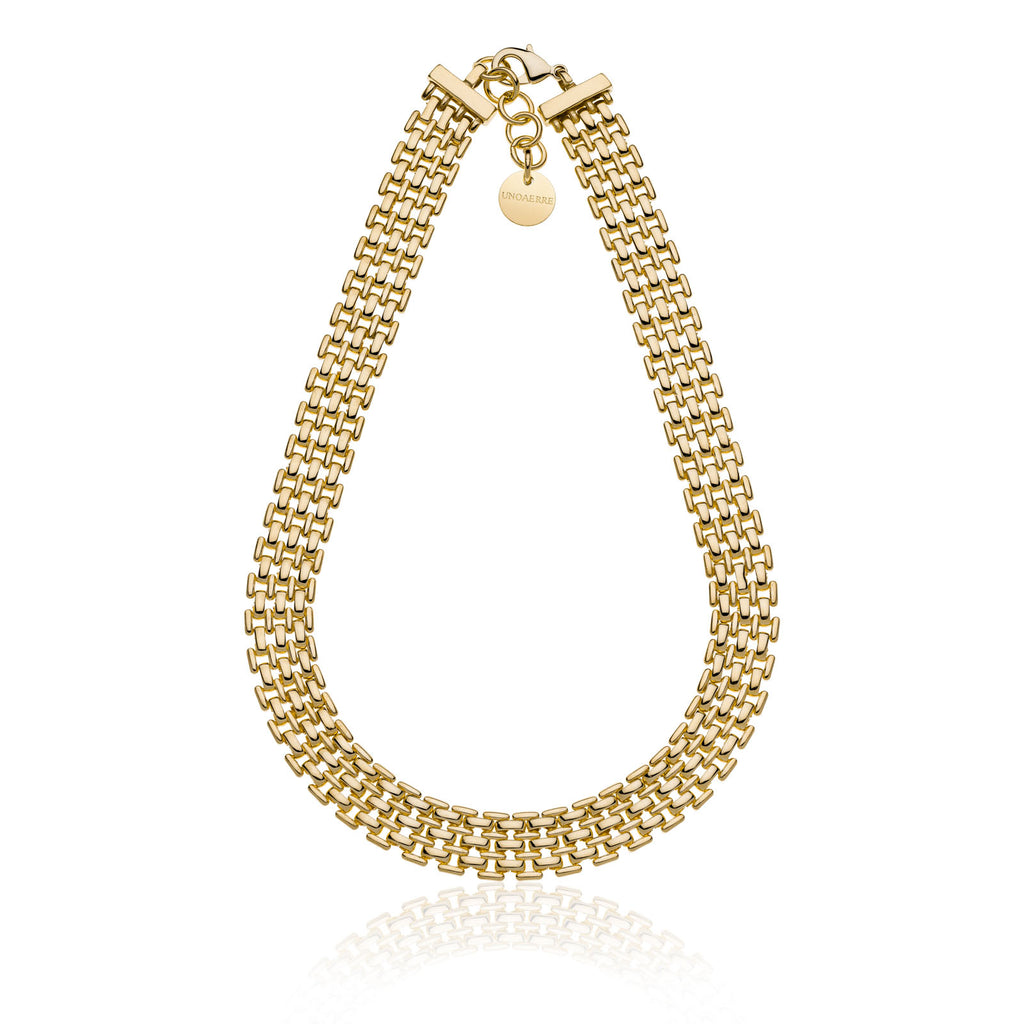Collana donna Unoaerre Panther dorata 2206