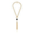 Collana donna Unoaerre Seta con pietra nera 2189