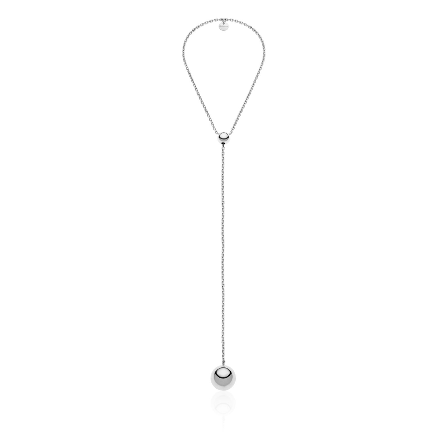 Collana donna Unoaerre argentata con sfera 2336