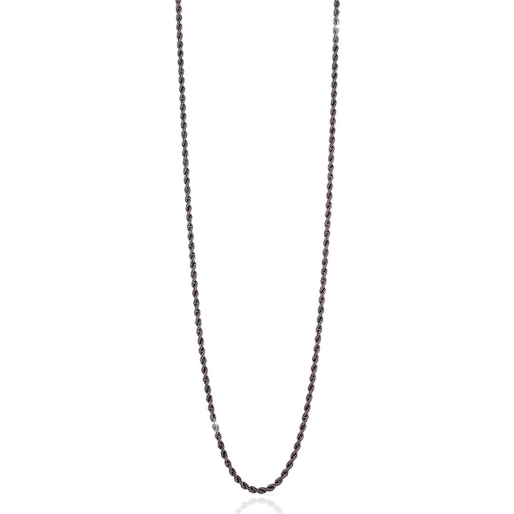 Collana donna Unoaerre bronzo nero rutinato 1520