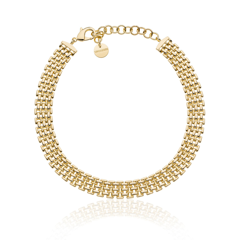 Collana donna Unoaerre catena Panther dorata 2321