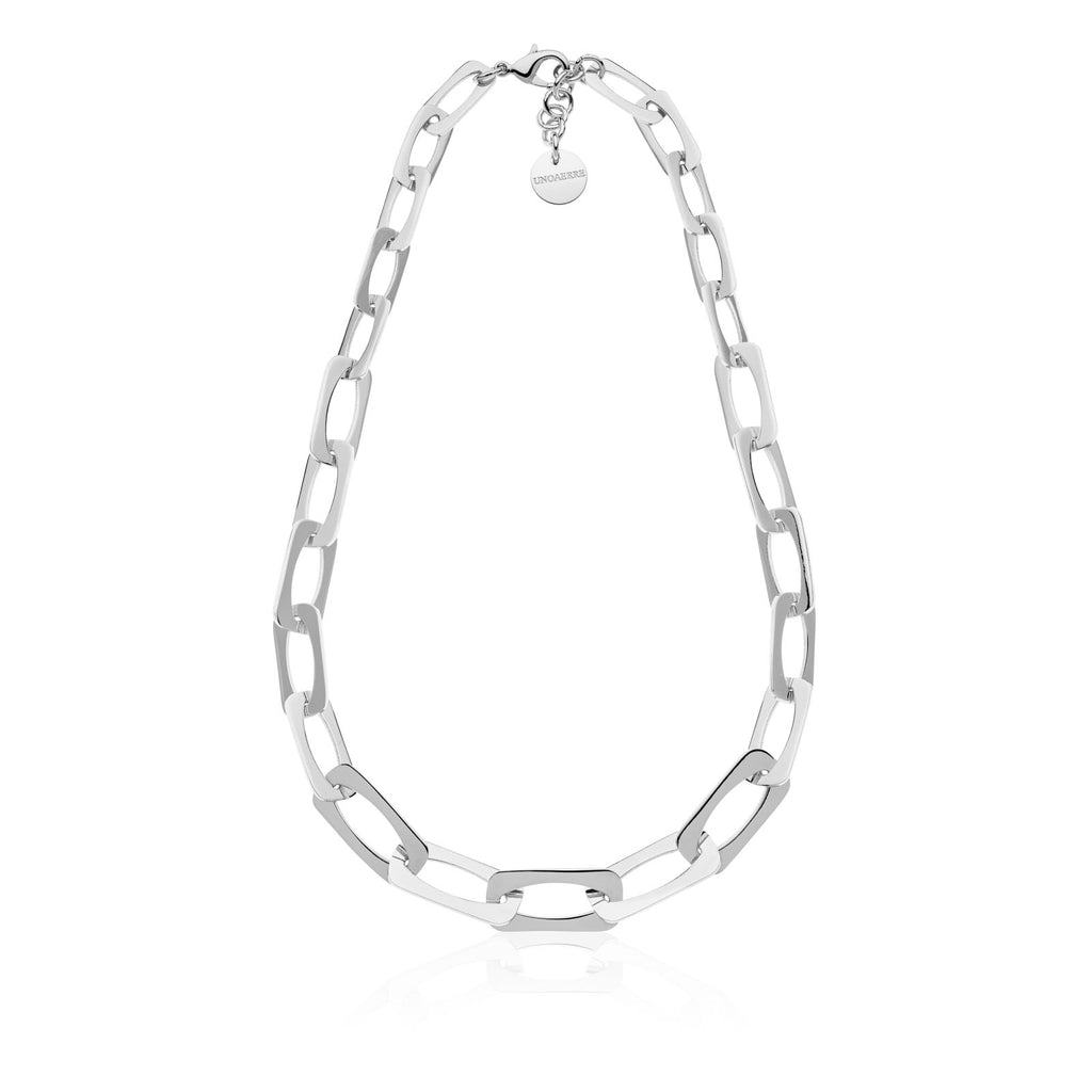 Collana donna Unoaerre catena argentata quadra 2353