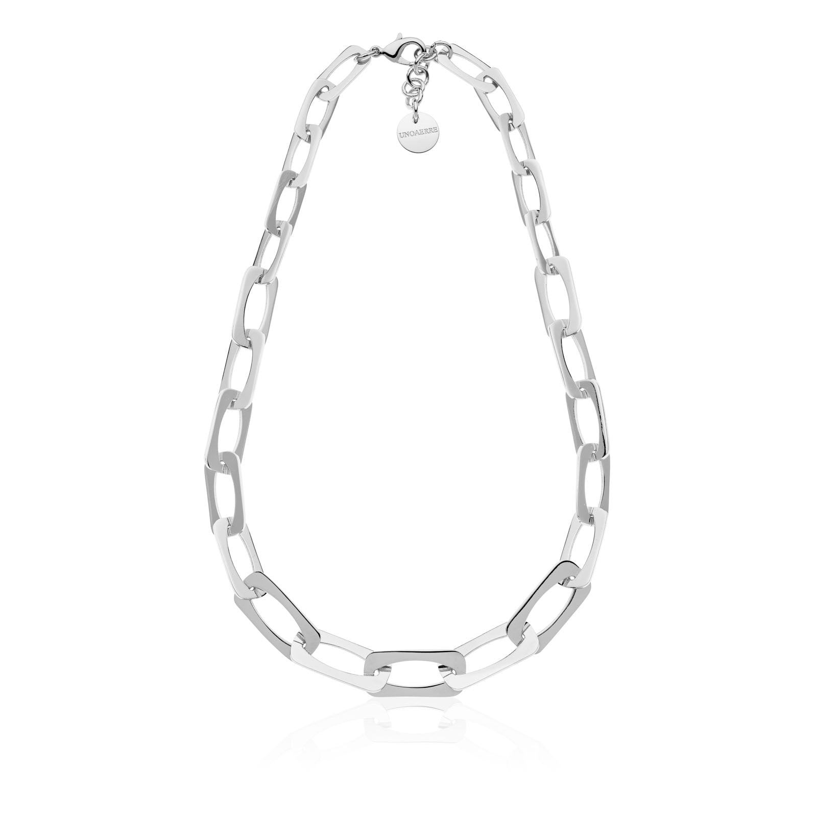Collana donna Unoaerre catena argentata quadra 2353