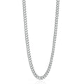 Collana donna Unoaerre catena grumetta piccola in bronzo argentato 1556