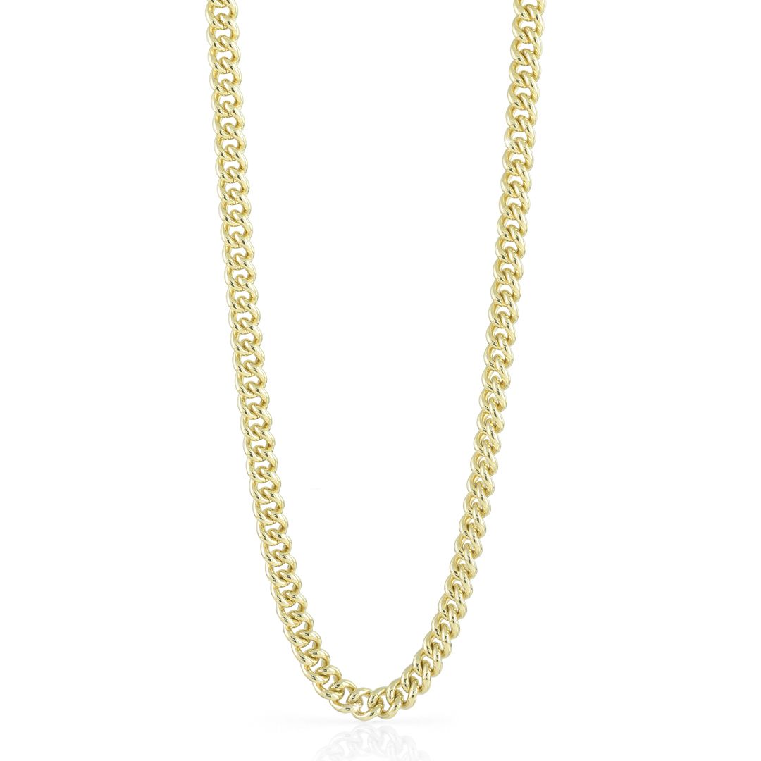 Collana donna Unoaerre catena grumetta piccola in bronzo dorato 1554