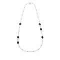 Collana donna Unoaerre chanel perle e pietre nere 2268
