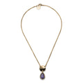 Collana donna Unoaerre con goccia viola 2861