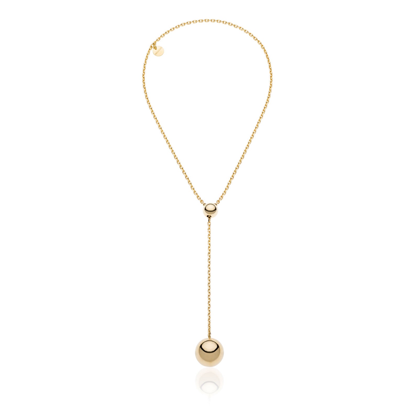 Collana donna Unoaerre dorata con sfera 2333