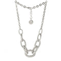 Collana donna Unoaerre in bronzo argentato 1910