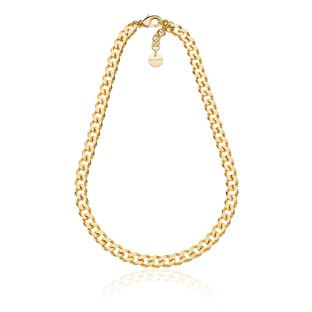 Collana donna Unoaerre in catena grumetta dorata 2367