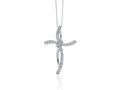 Collana croce donna Yukiko oro e diamanti cld4425y