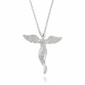 Collana donna angelo In argento swarovski OSA6438