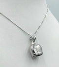 Collana donna con ciondolo campanella capri grande in argento