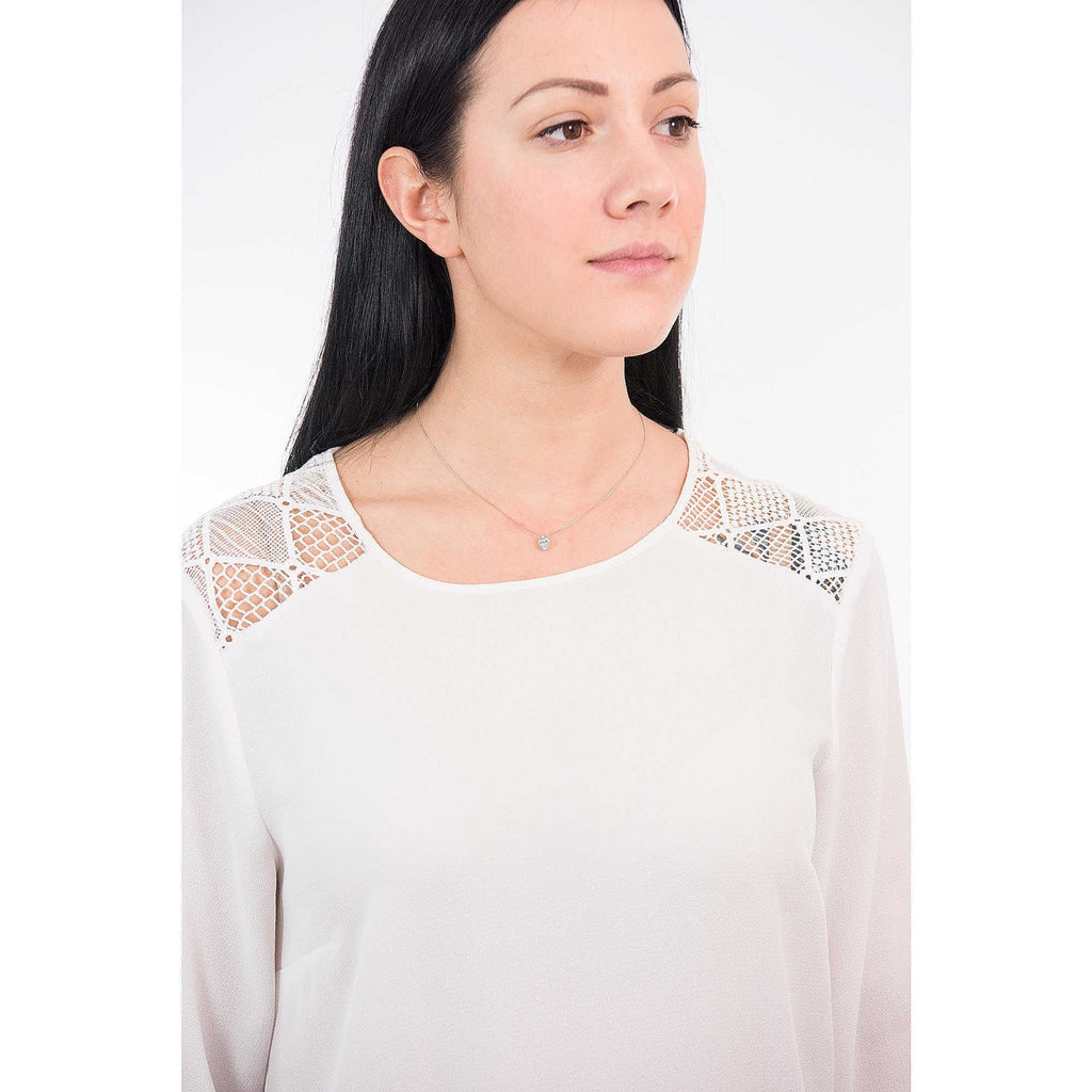 Collana donna con cuore in oro e diamante gioielli Comete Fantasia Di Acquamarina glq 272