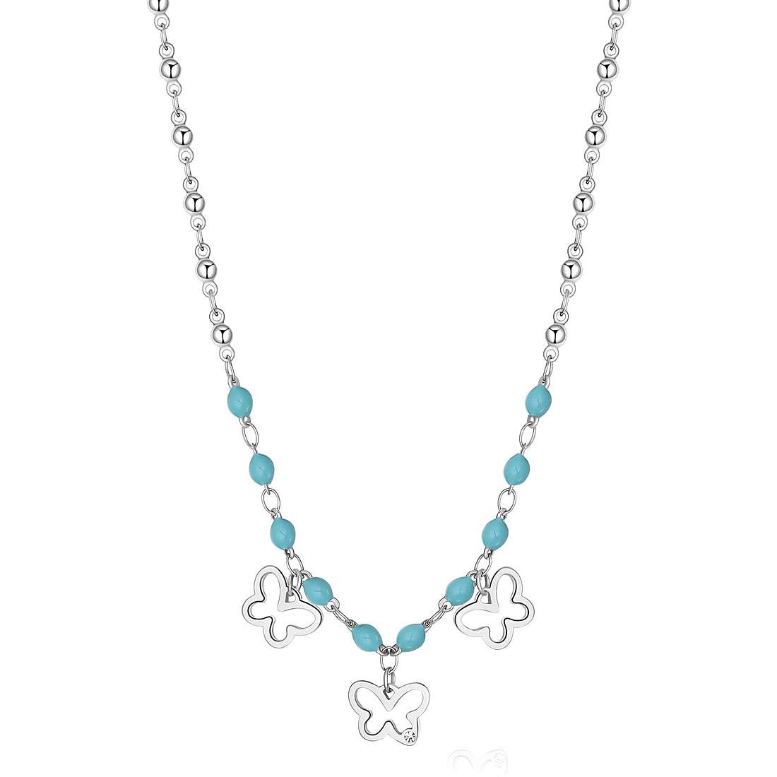 Collana donna con farfalle gioielli Sagapò Vibes svb19