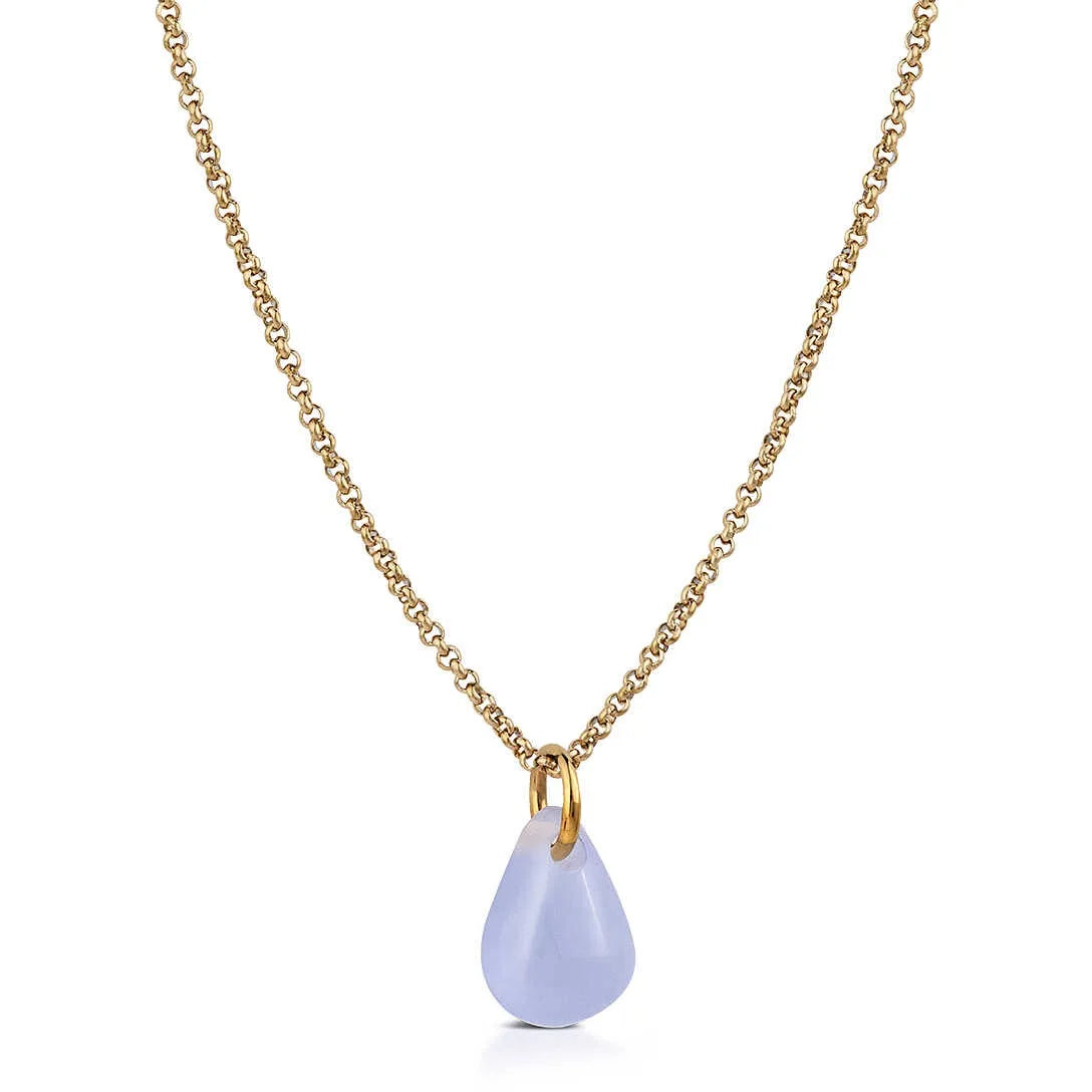 Collana donna con pendente pietra blu Ops Object opscl-966