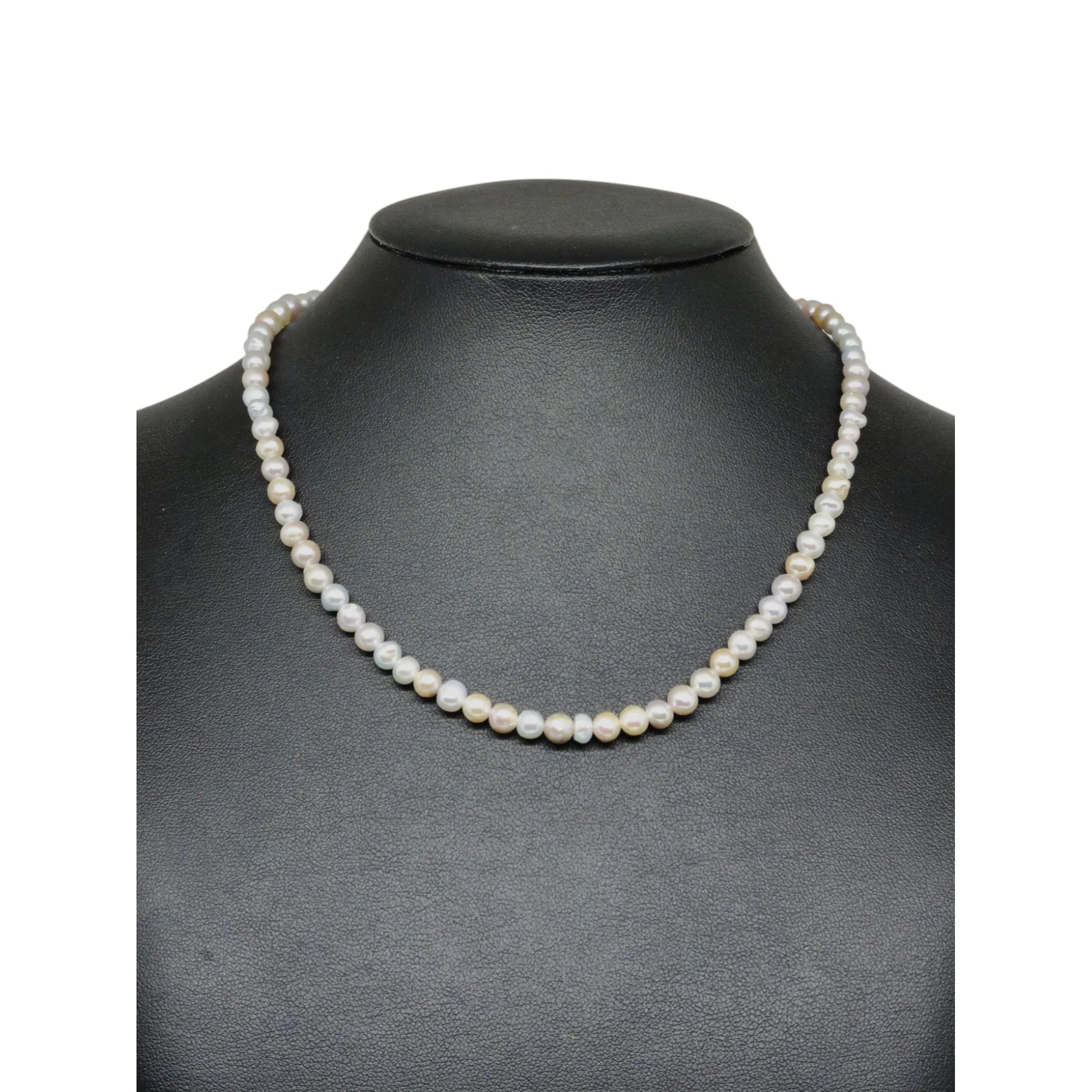 Collana donna con perle naturali terra e mare oro 750