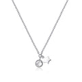 Collana donna con punto luce e stella Sagapò donna skt23