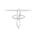 Collana donna croce in oro e diamanti Donnaoro lpf10127.005