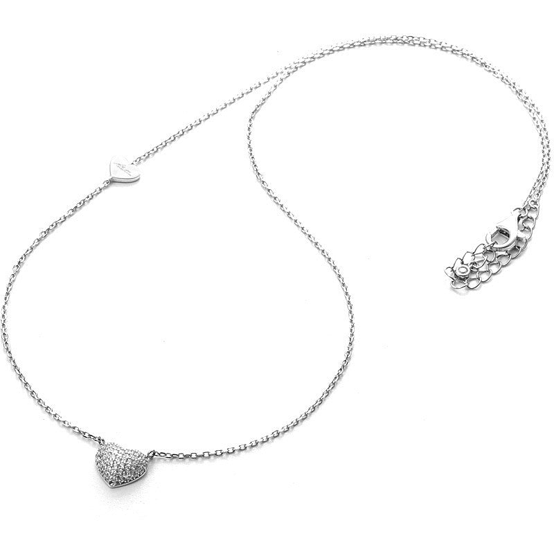 Damenkette Herz Schmuck 4US Cesare Paciotti Silver Heart 4UCL2999W
