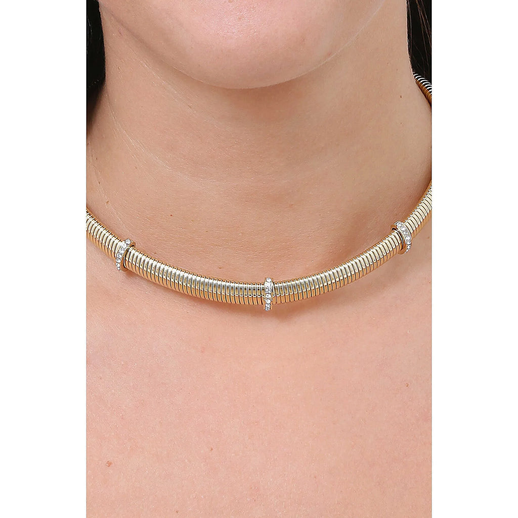 Collana donna doppia dorata Ops Object OPSCL-884