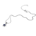 Collana donna gioielli 4US Cesare Paciotti 4UCL5396W ciondolo stella blu
