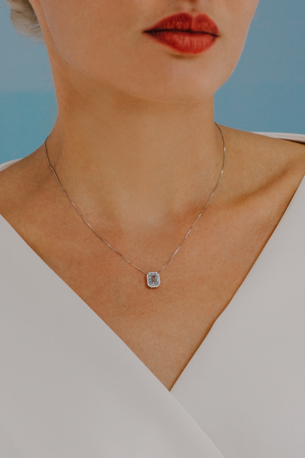 Collana donna gioielli Comete Azzurra glq 287