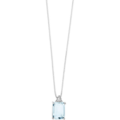 Collana donna gioielli Comete Fantasia Di Acquamarina glq 278