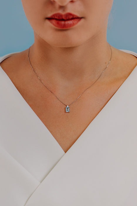 Comete Damenkette Schmuck Fantasia Di Acquamarina glq 278