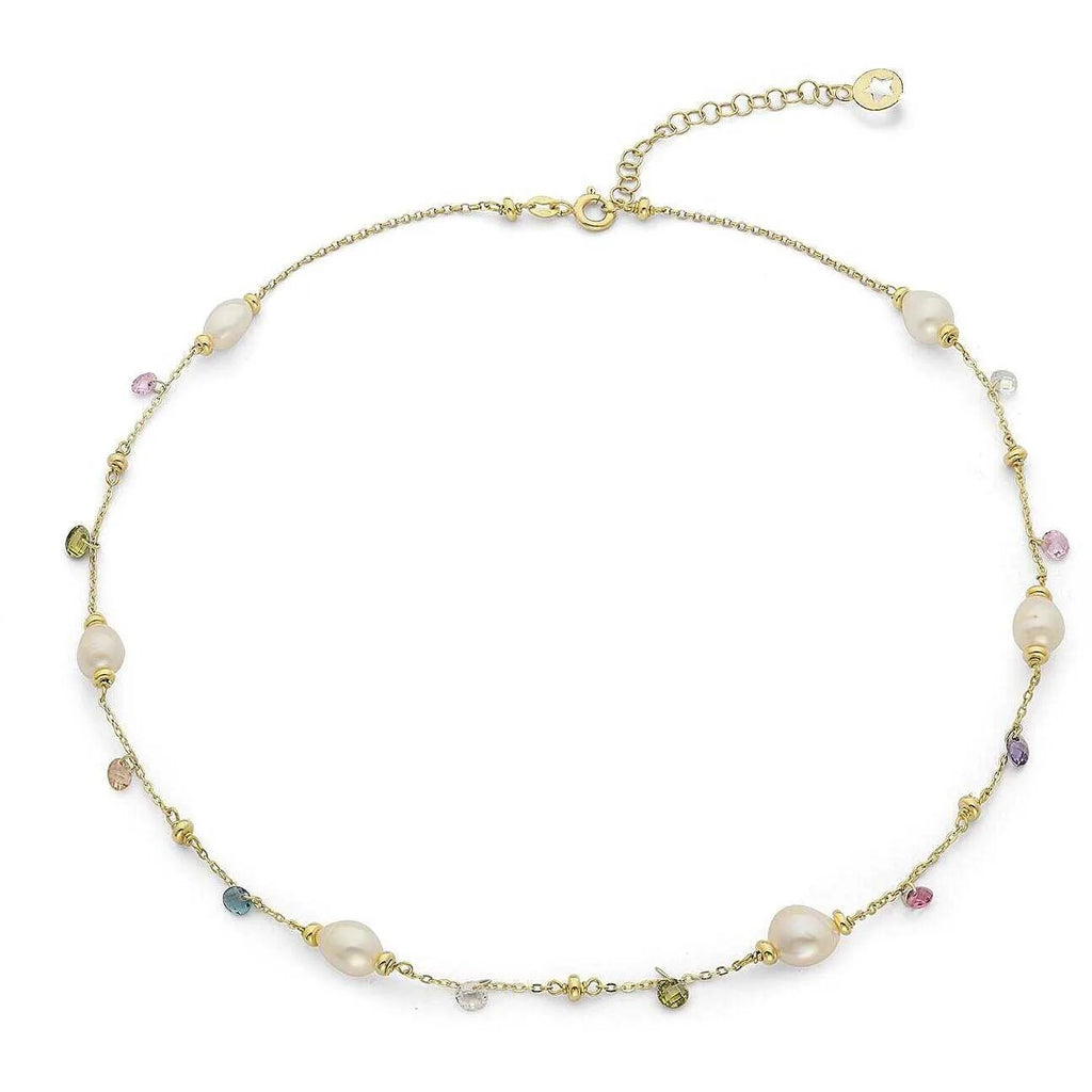 Collana donna gioielli Comete con perle GLA 276