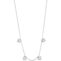 Collana donna gioielli Jack&Co dream quadrifogli zirconati