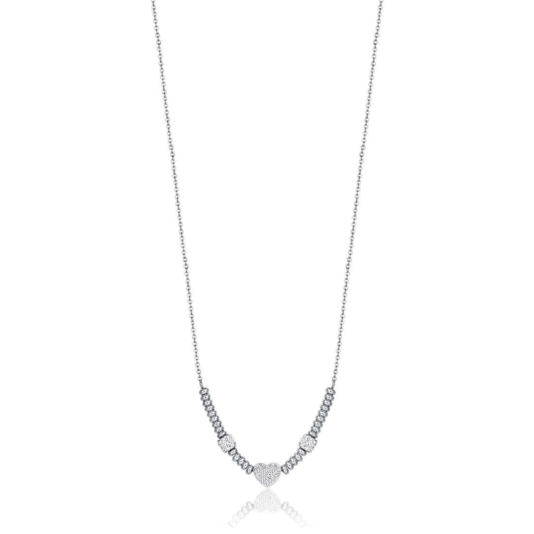 Collana donna gioielli Luca Barra cuore ck1487