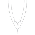 Collana donna gioielli Luca Barra cuori ck1548