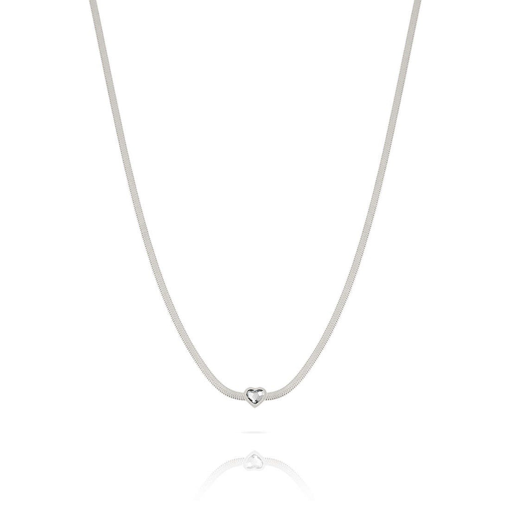 Damenhalskette Schmuck Ops Objects Fable Heart opscl-782 mit Herzanhänger und Kristall
