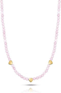 Collana donna gioielli Ops Objects Love Spheres opscl-855 con cuori dorati