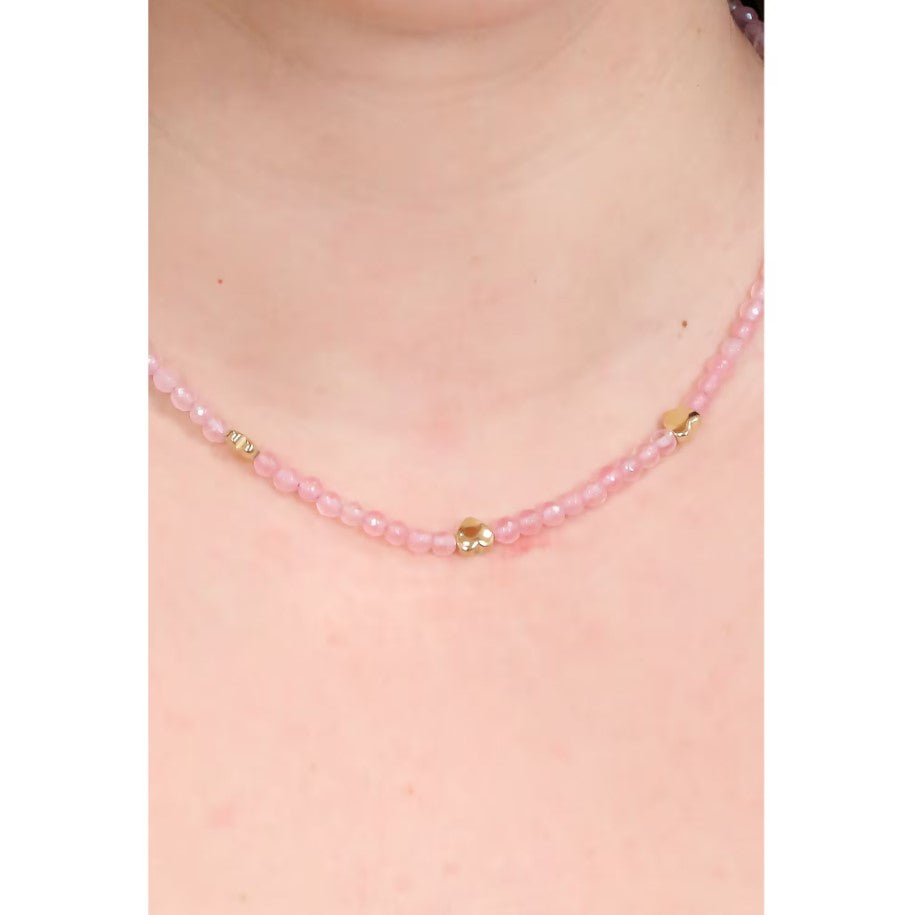 Collana donna gioielli Ops Objects Love Spheres opscl-855 con cuori dorati