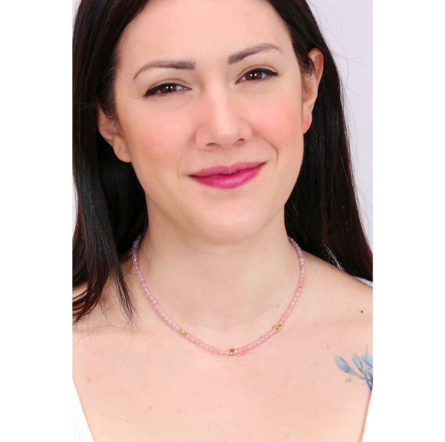 Collana donna gioielli Ops Objects Love Spheres opscl-855 con cuori dorati