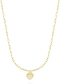 Collana donna gioielli Ops Objects OPSCL-776 con pendente cuore glitter dorato