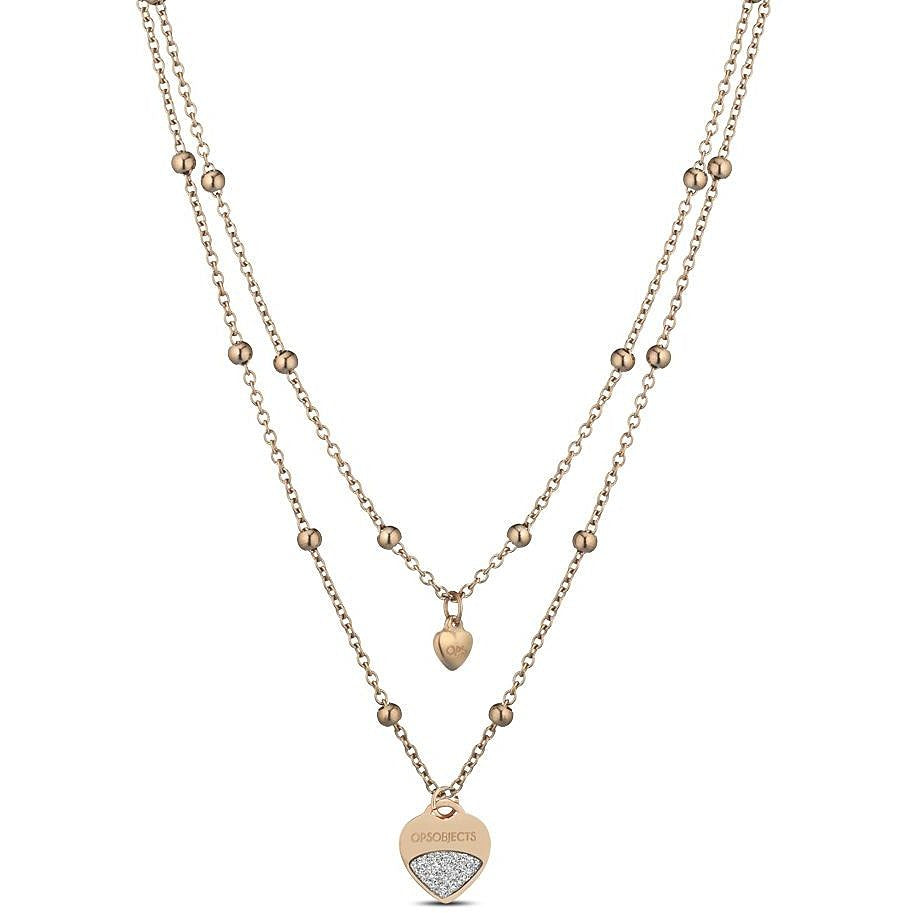 Collana donna gioielli Ops Objects glitter fancy cuore opscl-371