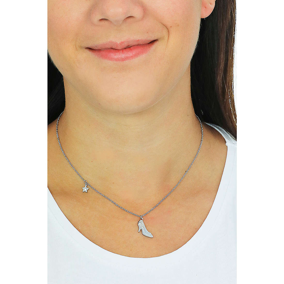 Collana donna gioielli Sagapò Be My Always sbm64 scarpetta