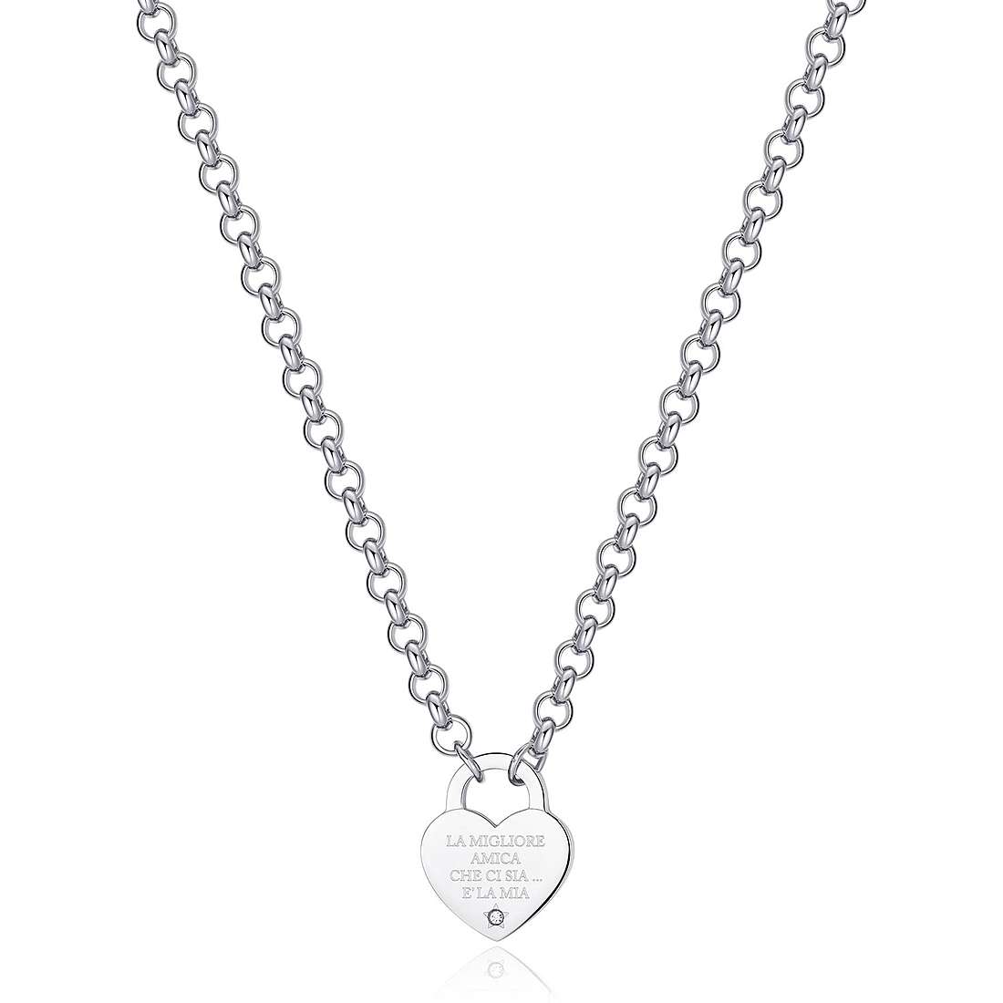 Collana donna gioielli Sagapò Be My Always sbm76  migliore amica