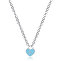 Collana donna gioielli Sagapò Be My Always sbm83 cuore turchese