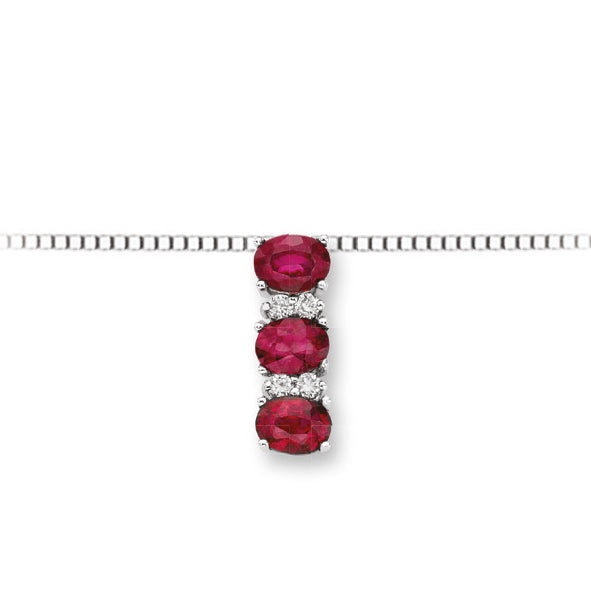 Collana donna girocollo trilogy in oro e diamanti con rubini collezione luce 149 linea iride – Donnaoro dhpr9618.004