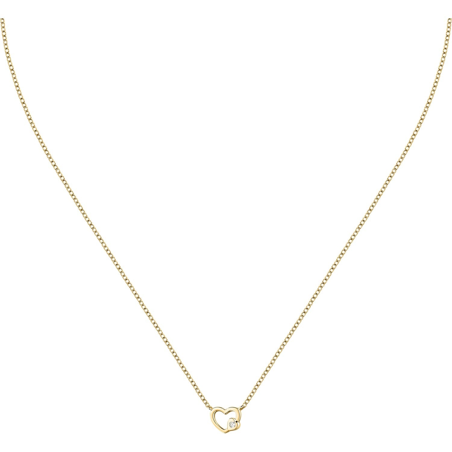 Collana donna in argento Le petite story con ciondolo cuore lps10awv03