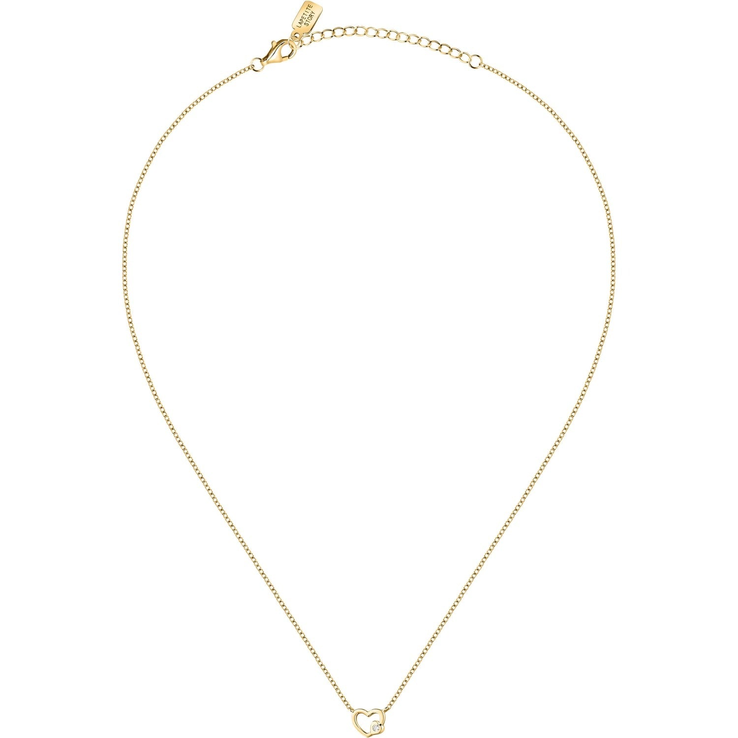 Collana donna in argento Le petite story con ciondolo cuore lps10awv03