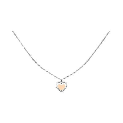 Collana donna in argento Stroili con pendente cuore rosa