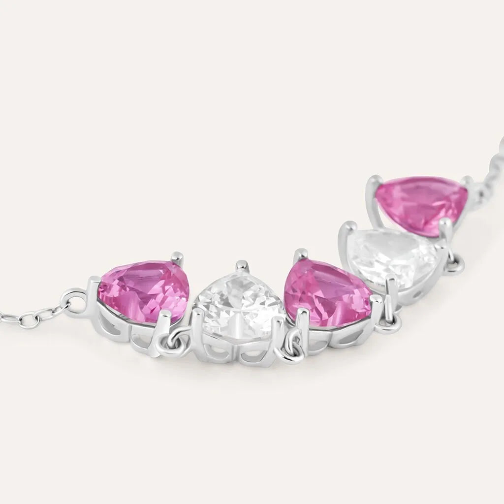Collana donna in argento Stroili con pietre colorate