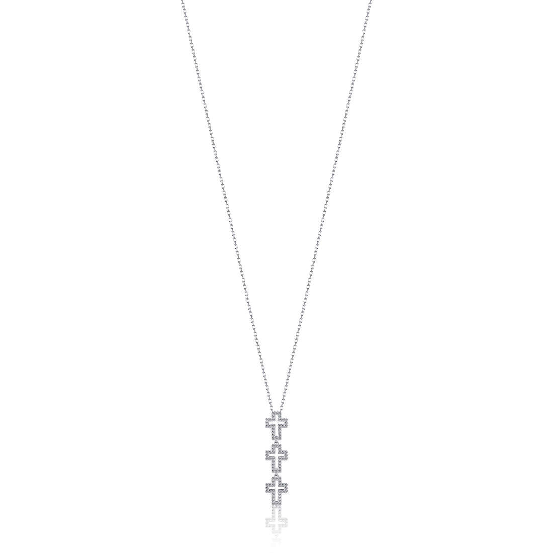 Collana donna in argento con croci gioielli Melitea mc294