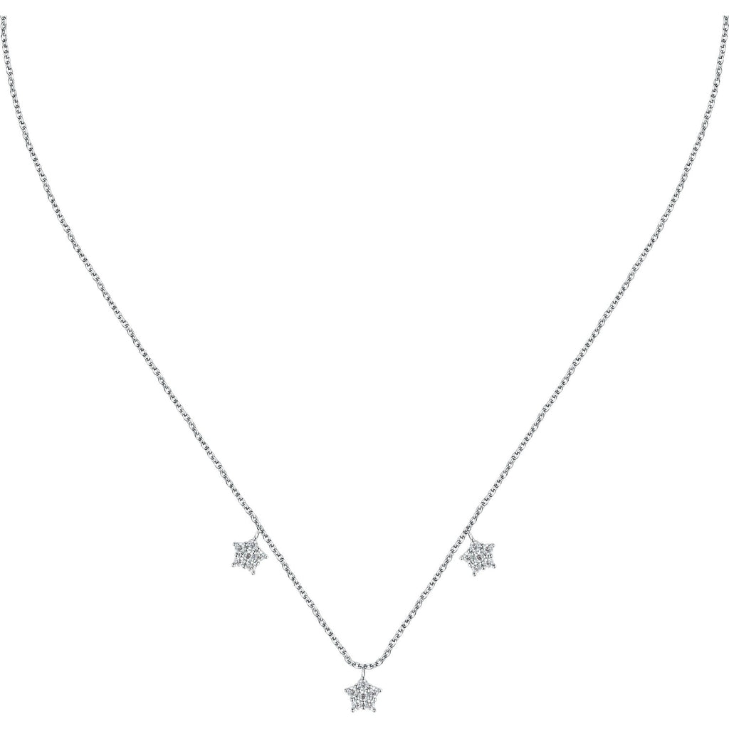 Damenhalskette aus Silber mit Sternen Le petite story lps10awv04